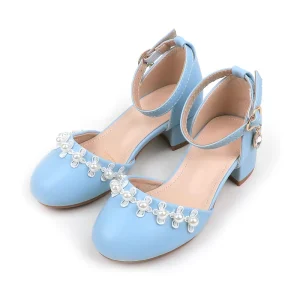 Kids sandals for party girls summer dresses shoes Lolita shoes kids add logo girls occasion shoes white wedding shoes
