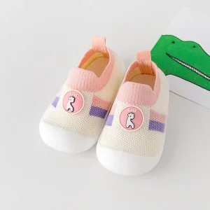 Kidsren’s Casual Indoor Shoes Baby Toddler Soft Sole Non Slip Mesh Breathable Anti Falling Infant Shoes for Spring & Fall