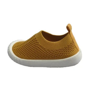 Knit Shoes Spring and Autumn Mesh Upper Shoes Soft Sole Casual Kids Shoes
