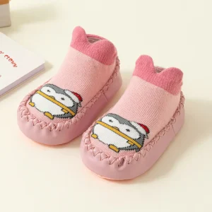 Knit Spring and Autumn Thin Cute Toddler Soft Socks Baby Shoes for Boys Floor Socks Non Slip Warm
