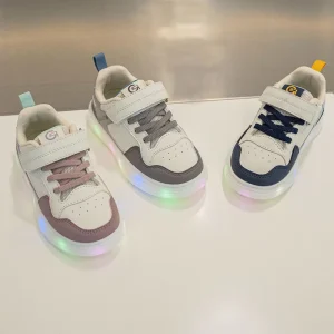 LED Flashing Light Sport Shoes Children Shoes Outdoor Comfortable Walking Kids Casual Sneakers