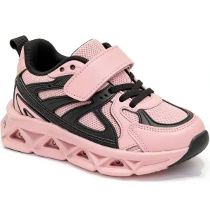 LED Lights Sneakers Breathable Running Shoes for Boys & Girls KPU Running School Kids Walking Shoes