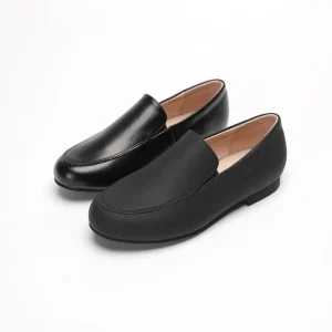LEXING Custom Unisex Kids Slip on Leather Loafer Shoes Breathable Comfortable Summer Spring Winter Shoes