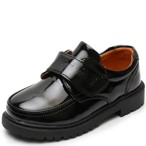 LSJX Men’s Leather Casual Shoe Men Formal Shoe Flat Business Dress Shoe Boy School Shoe Custom Shoe with logo Branding