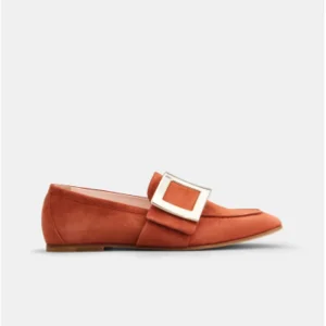 Ladies Casual Shoes Square Toe Loafers Slip-on Women Flat Pumps