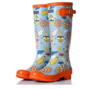 Ladies Over Knee Rubber Wellington Rain Boots for Summer and Winter Hunting