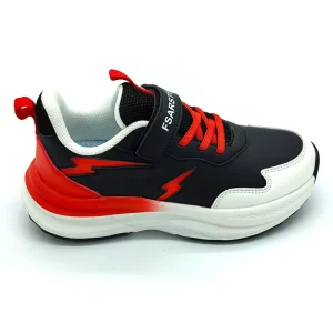 Latest Kid’s Sport Shoes Durable Children Running Lace-up Logo Sneaker In School