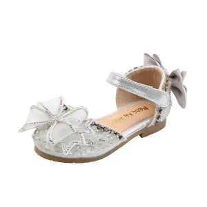 Latest Style Summer Spring Autumn Children Sweet Shoes Soft Sole Bow Princess Baby Girl Dress Shoes