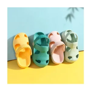 Latest Summer Lightweight Toddler Kids Jelly Beach Anti Slip Flat Sandals Shoes