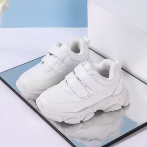 Latest Trendy Spring Autumn Children Sneakers PU Leather Fashion Kids Casual Shoes