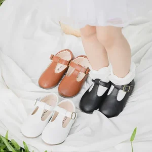 Leather Children Kids Casual Fashion Girls Shoes