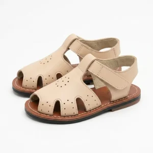 Leather Sandal Customize Gladiator Sandal Walking Casual Sandal Children’s Shoe Kid Flat Sandal Summer Children Casual Shoe