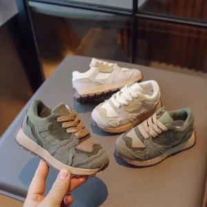 Spring Kids Sneakers Toddler Girls Casual Velcro Shoes Fashion Children’s Shoes