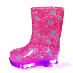 Led Light Kids Pvc Rain Boots Manufacture