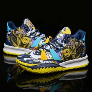 Leisure Sports High Quality Breathable PU Upper Mesh Lining Summer Autumn Winter Sneaker for Men Basketball Style Shoes