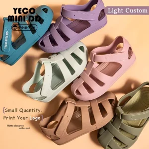 Light Custom Children Boy Matt Gladiator Shoes Durable Summer Baby Girl Sandals for Kids Boy Jelly Shoes