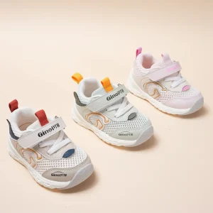 Light Plain Children’s Mesh Sneakers Shoes Younger Kids Sports Running Shoes Mesh Infant Mesh Casual Baby Shoes for School Home