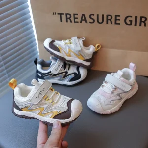 Light Weight Children’s Hiking Sports Shoes Breathable Kids Mesh Footwear New Summer Design Baby Boys Sneakers Girls