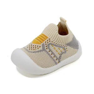 Light Weight Kids Casual Shoes Injection Sole Anti slip Rubber Sole Sneakers Toddlers First Walking Shoes