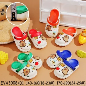 Light Weight Waterproof Cute Cartoon Kids Slippers Summer EVA Sandals for Boys Girls Anime Non Slip Baby Children