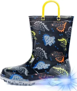 Light up PVC Rain Boots for Kids