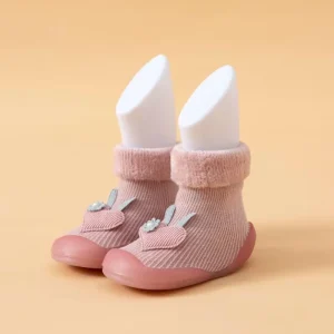 Lightweight Baby Walker Shoes with Polyester Sole Shock-Absorbing Breathable Infant Casual Shoes for Outdoor Indoor