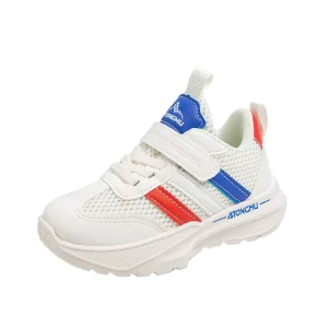 Lightweight Breathable Casual Shoes for Boys Girls Children’s Sports Shoes with Logo Pattern for Autumn Spring Baby Outings