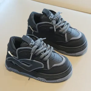 Lightweight Casual Sports Sneakers for Boys and Girls Comfortable Round Toe Kids’ Shoes for Spring