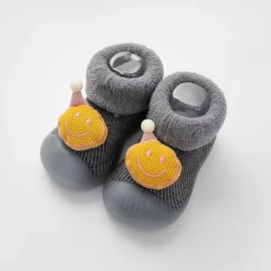Lightweight Cotton Baby Walker Shoes Shock-Absorbing Anti-Slip Shoes Infant Outdoor Casual Shoes