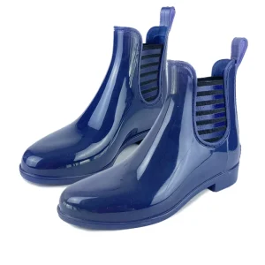 Lightweight Girls PVC Chelsea Boots Waterproof Glitter Wellington Gum for Kids Summer & Autumn Fashion Kids’ Chelsea Boots