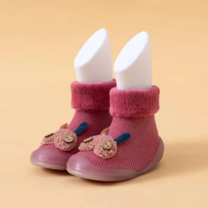 Lightweight Polyester Sole Baby Walker Shoes Shock-Absorbing Breathable Shoes Infant Outdoor Casual Shoes
