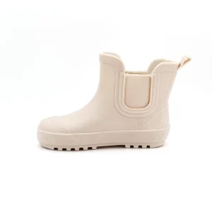 Lightweight Solid Color Kids Ankle PVC Rainboots Rain Shoes chelsea Boots for Children
