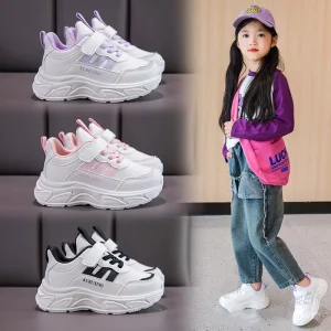 Lightweight Stylish Girls Casual Athletic Shoes Skateboarding Basketball Inspired Boys Student School Shoes