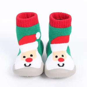 Lightweight TPE Sole Baby Shoes Comfortable Shock-Absorbing Shoes Casual Shoes for Infants Indoor