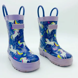 Lightweight Winter Rain Boots for Kids with Handles
