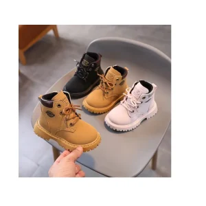 Little Boots for Kids Girl Ankle Rubber Sole Fashion Baby Boy Winter Shoes School Casual Style Children Cowboy Boots
