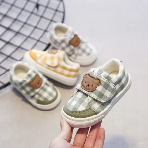 Little Child Sneakers Kids Canvas Shoes Casual Lace up Classic Flats School Children Shoes