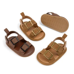Logo Customize in Stock PU Leather Dress Baby Boy Soft Sole Infant Moccasins Baby Loafers Shoes