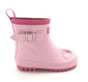 Lovely Pink Color Rubber Rain Boots for Kids Girls