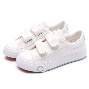 Lovely Spring Boys and Girls Canvas Kid Shoes Adjustable Design Fashion Casual Sneakers