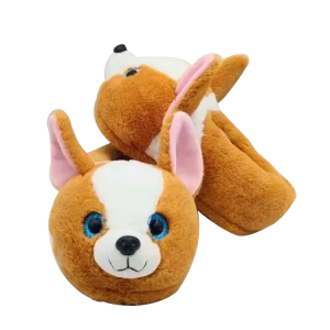 Lovely Winter Soft Plush Dog Slippers