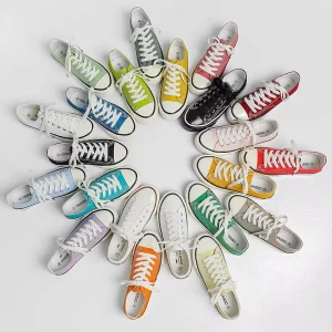 Low Cut Walking Style Flat White Casual Canvas Skateboarding Shoes for Men Women Unisex Student