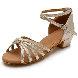 Low Heel Dancing Shoes Girls Kids Latin Dance Shoes Ballroom Dance Shoes