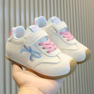 Low MOQ Children’s Walking Sneakers Non Slip Casual Sports Shoes for Girls’ Daily Wear