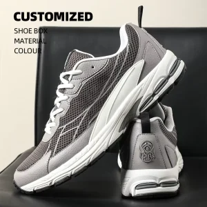 Low MOQ Factory Big Size Custom Logo Design Men Women Kid Casual Running Sneaker Retro Forrest Gump Breathable Spring Autumn PU