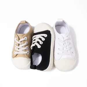 Low-top Slip-on Unisex Kids Blank Leisure Canvas Shoes Custom Durable Children Outdoor Lightweight Anti-Slippery Four Seasons