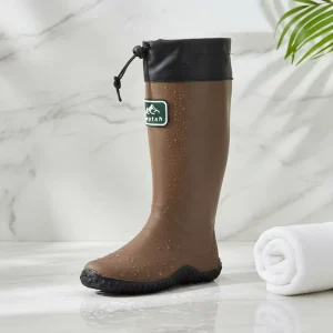 MSZ 32 Custom Service Add Logo Waterproof Raining Boots Water Resistant Gumboots Anti slip Rain Boots Shoes Men