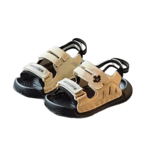 Mai Xiaomai Summer New Unisex Children’s Beach Shoes Casual All match Velcro Open Toe EVA Outsole Soft Sole Sports Sandals