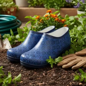 Manufacturer Customized Printing Anti-slip Ankle Garden Knee-High Rubber Upper Waterproof Rain Boots for Winter Autumn Summer