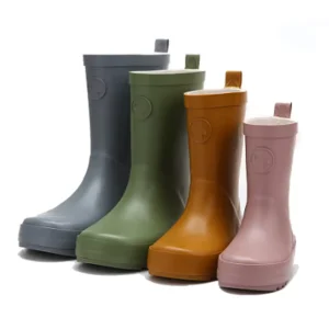 Manufacturer Kids Rain Boots Waterproof Anti-Slip Multicolor Rubber Boots for Children